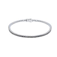 Bracciale Babila Milano in Oro bianco Diamante Black
